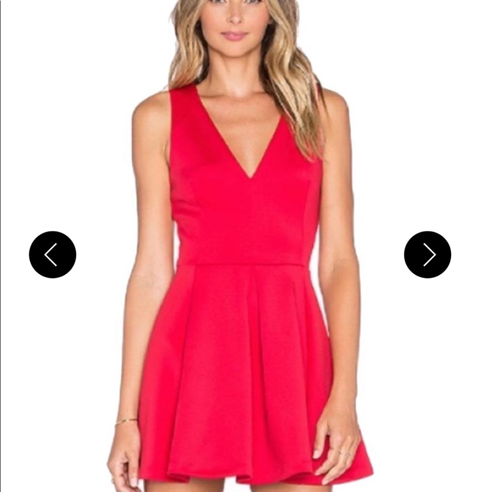 Lovers + Friends Red Skater Mini Dress❤️